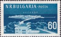 (1958-003) Марка Болгария "Курорт 'Несебр'"   Курорты Болгарии (1) II Θ